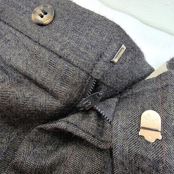 Gray Men's 40 x 28 Professional Pleated Formal Dress Pants made w/ Soft Material - Picture 5 of 10